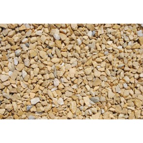 Marmorsplitt Gold-Ocker 8 - 12 mm 25 kg PE-Sack