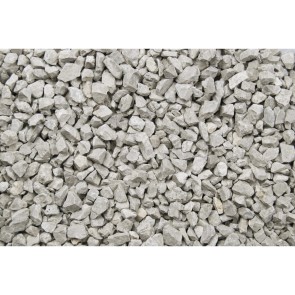 Marmorsplitt Silber-Grau 8 - 12 mm 25 kg PE-Sack