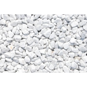 Marmorzierkiesel Carrara Weiß 16 - 25 mm 10 kg PE-Sack