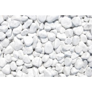 Marmorzierkiesel Carrara Weiß 25 - 40 mm 25 kg PE-Sack