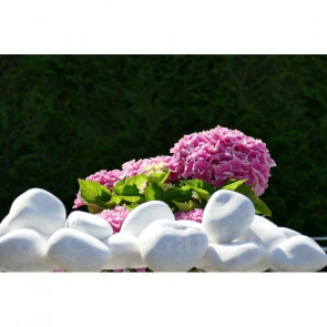 Kieselstein Weiß Hochglanz 60-100 - Packung mit 50 Säcken - 1000 kg